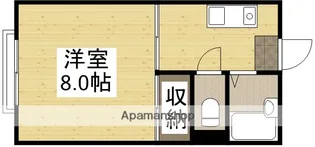 カーサヴェルデ【205号室】の間取り