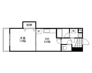 アヴァンセ平福【1階】の間取り