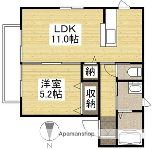 シャーメゾン野田【2階】の間取り