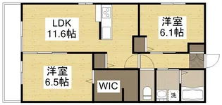 グランドソレイユⅠ【1階】の間取り