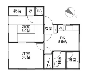 ミューズ瀬戸【101号室】の間取り