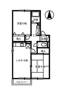 プレザント芳泉【2階】の間取り