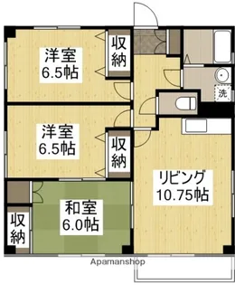 シティハイツフローラ【1階】の間取り