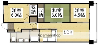 ブランシャトー【3階】の間取り