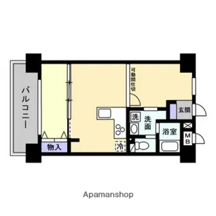 アルティザ倉敷【802号室】の間取り