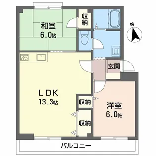 小野マンション【1階】の間取り