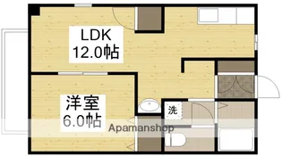 フラット6【1階】の間取り