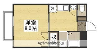 オアシス【106号室】の間取り