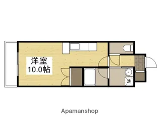 1Rの間取り画像