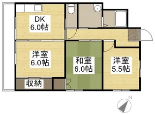 エスぺランスグラン【4階】の間取り