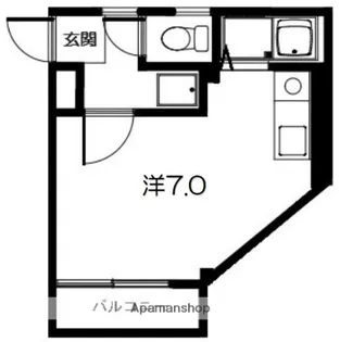 梅田コーポ【3階】の間取り