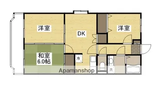 パスィフィーク【4階】の間取り