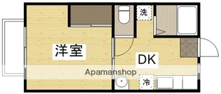 グリーンヒルズK棟【1階】の間取り