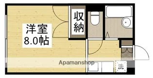 コンフォルト福井【107号室】の間取り