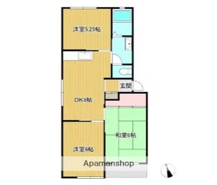 K'sハウス A【1階】の間取り