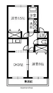 ハピネス21【1階】の間取り