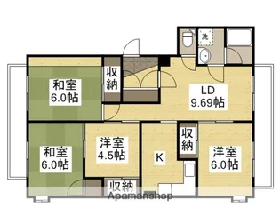 近藤マンション【303号室】の間取り