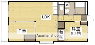 ファミーユK・A・Y【2階】の間取り