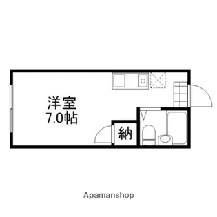 シャルマンファイブ【102号室】の間取り