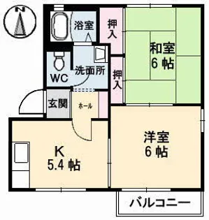マーガレットハイツ【2階】の間取り