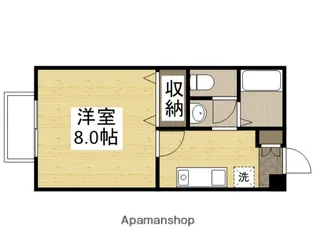セジュール酒津【2階】の間取り