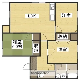 グラン・ディアス A棟【2階】の間取り