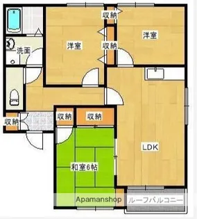 グラン・ディアス A棟【2階】の間取り