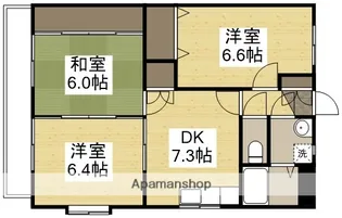 ナチュール【201号室】の間取り