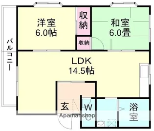 コーポ小野【2階】の間取り
