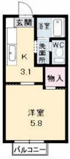 メゾン デラ W C棟【1階】の間取り