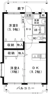 カーサフェリーチェⅡ【2階】の間取り