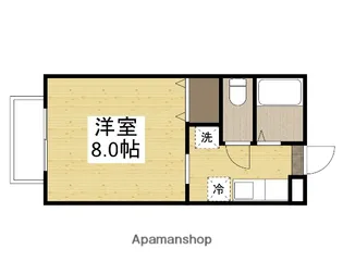 ハイツマスカットⅠ【201号室】の間取り