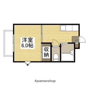 CASA茶屋町【1階】の間取り