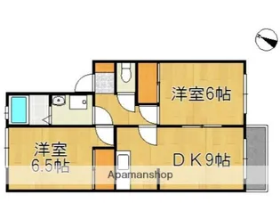 レーベンA【2階】の間取り