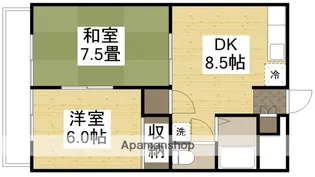 エトワール倉敷【3階】の間取り