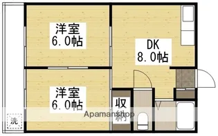 岡山県倉敷市西阿知町西原【アパート】の間取り