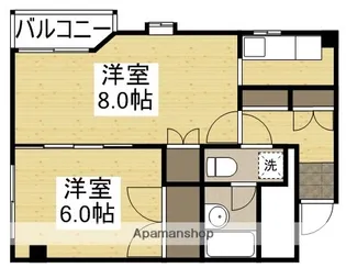 エルム20【208号室】の間取り
