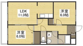 アリベ倉敷【2階】の間取り