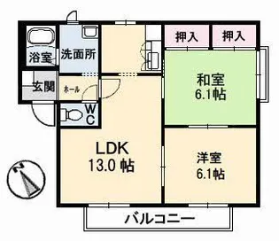 CHEZ−MOI【セモア】A棟【1階】の間取り