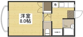 総社SフラッツE棟【2階】の間取り