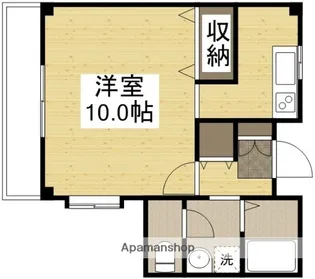 ジンシャーエールⅠ【2階】の間取り