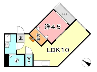 シャレーミーユ【2階】の間取り