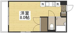 JOY連島【201号室】の間取り