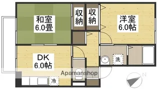 コンチェルト中央 C棟【103号室】の間取り