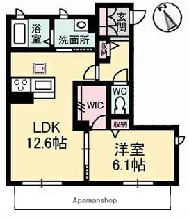 コンフォート【1階】の間取り