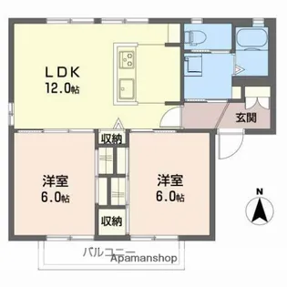 グランシード C棟【2階】の間取り