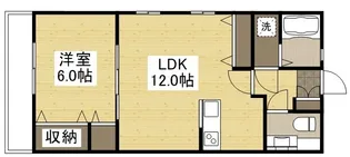 フィオーレA【1階】の間取り