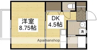 DEAR THE 3RD【2階】の間取り