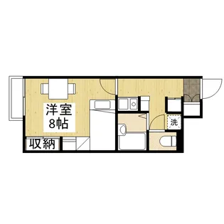 レオパレスアステカ【109号室】の間取り