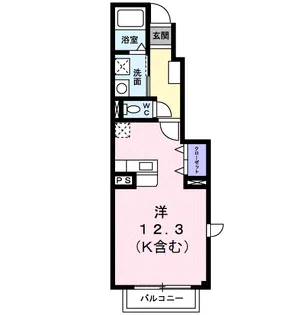チアフルホームA【1階】の間取り